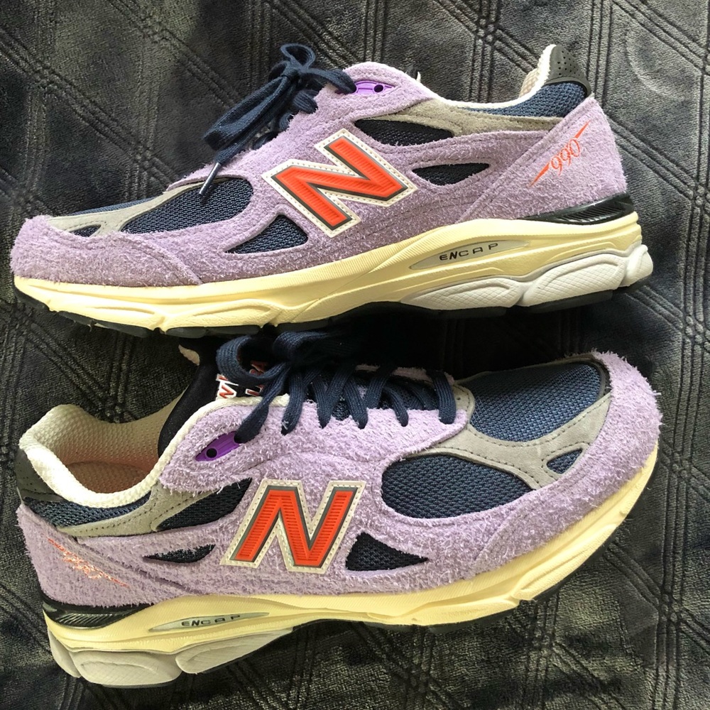 New Balance Made in USA MiUSA Teddy Santis 990v3 Raw Amethyst Size 9.5 Men 11 W